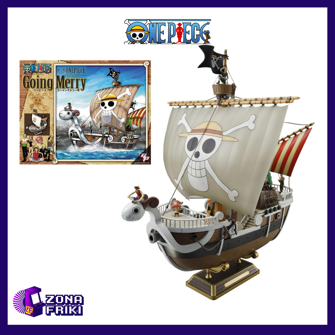 One piece barcos going merry and thousand sunny 