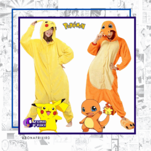 Pijama de Pikachu & Charmander Pokemon