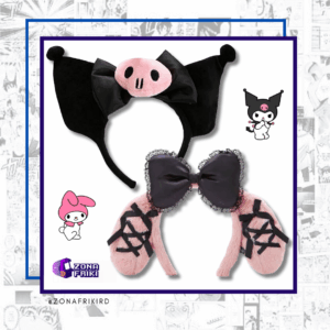 Diadema Kuromi & My Melody Deluxe