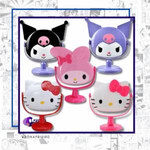 Espejos de Kuromi, my melody, hello kitty